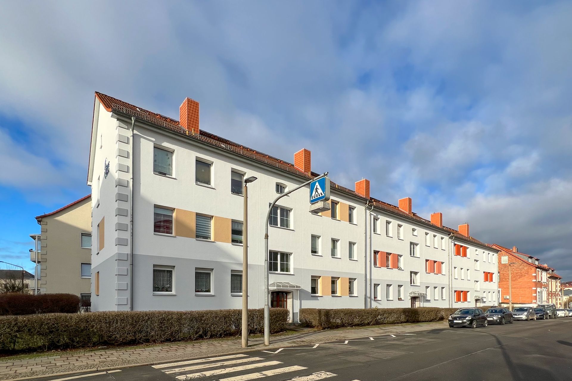 Farbkonzept Mehrfamilienhaus Block Plattenbau 08 MP WBS 70 WBG Südharz Nordhausen, Architekt Michael Flagmeyer