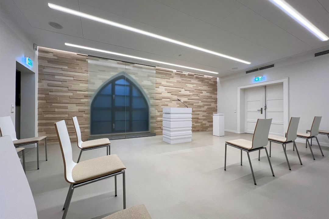 Umbau, Sanierung und Modernisierung Trauerhalle Friedhof Nordhausen, Architekt Michael Flagmeyer