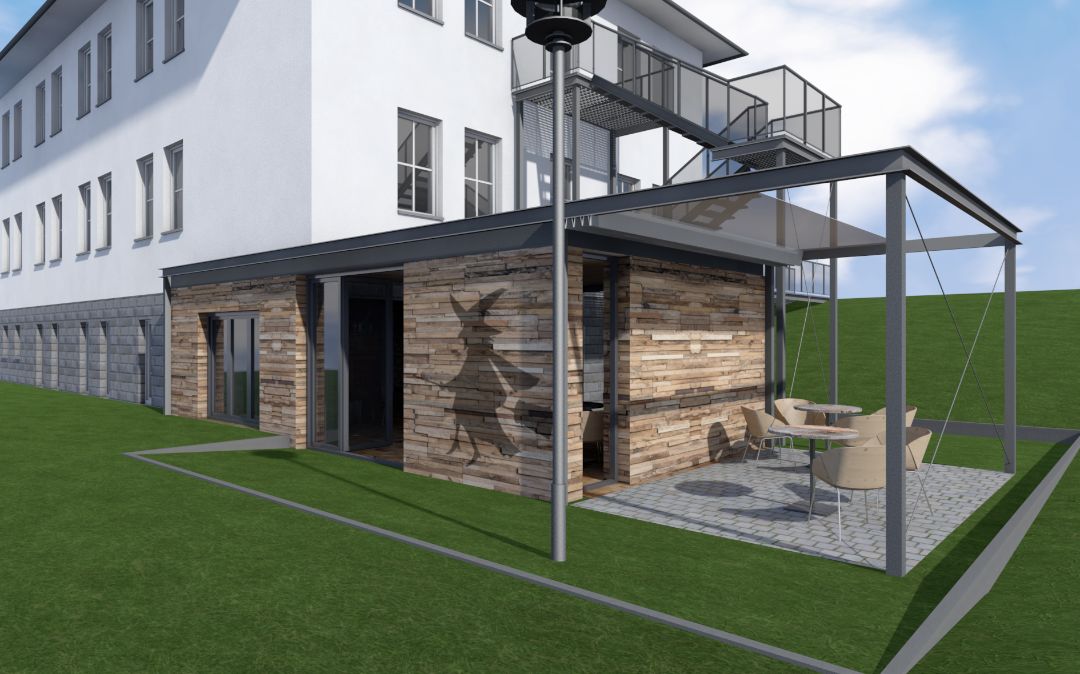 Umbau und Sanierung Bistro Harzer Hexenreich Rothesütte, Architekt Michael Flagmeyer