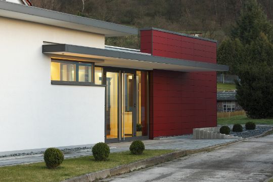 Detailaufnahme Eingang Tonstudio Brehme, Architekt Michael Flagmeyer