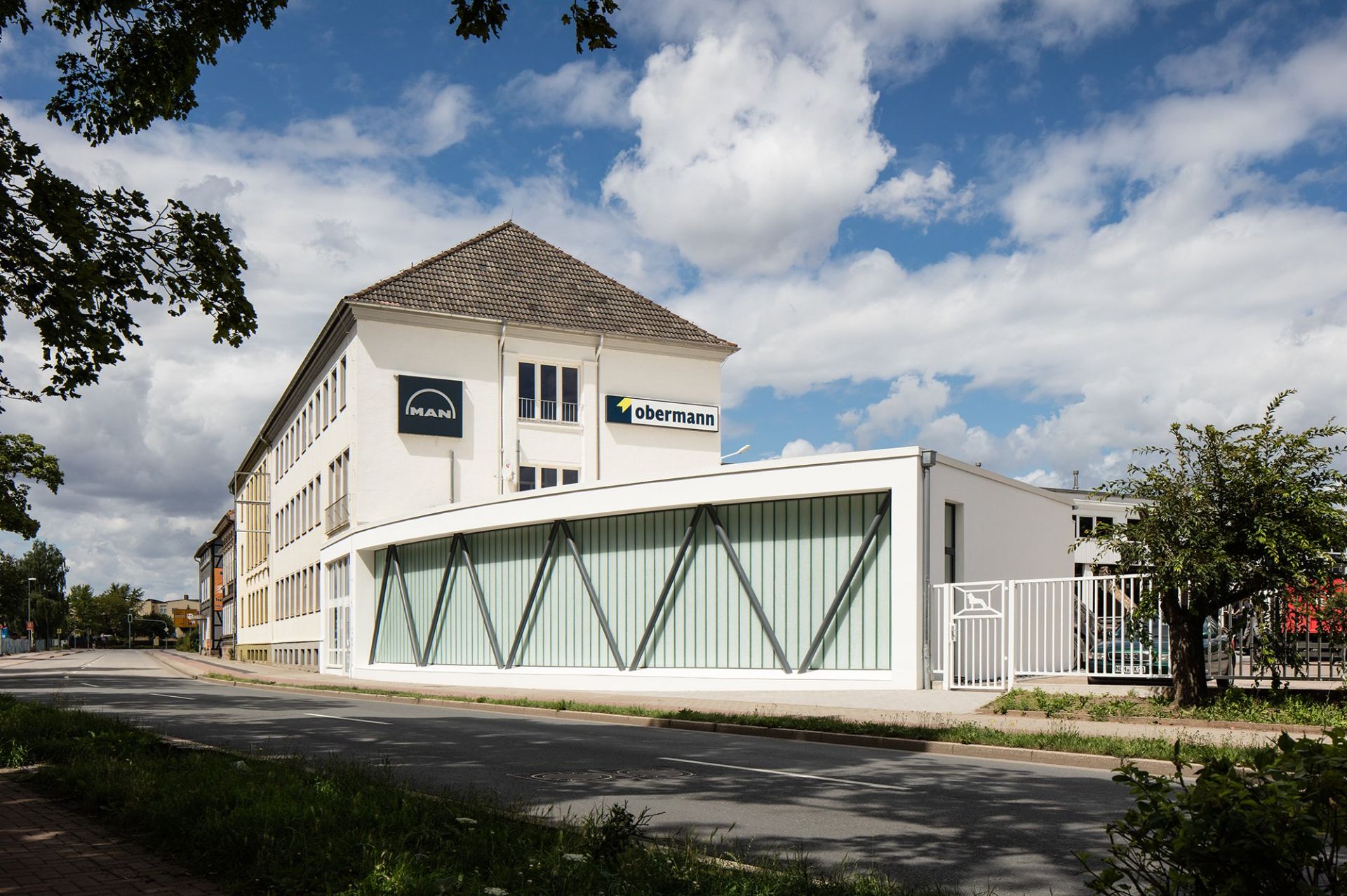 Neubau Dialogannahme MAN Obermann Nordhausen, Architekt Michael Flagmeyer