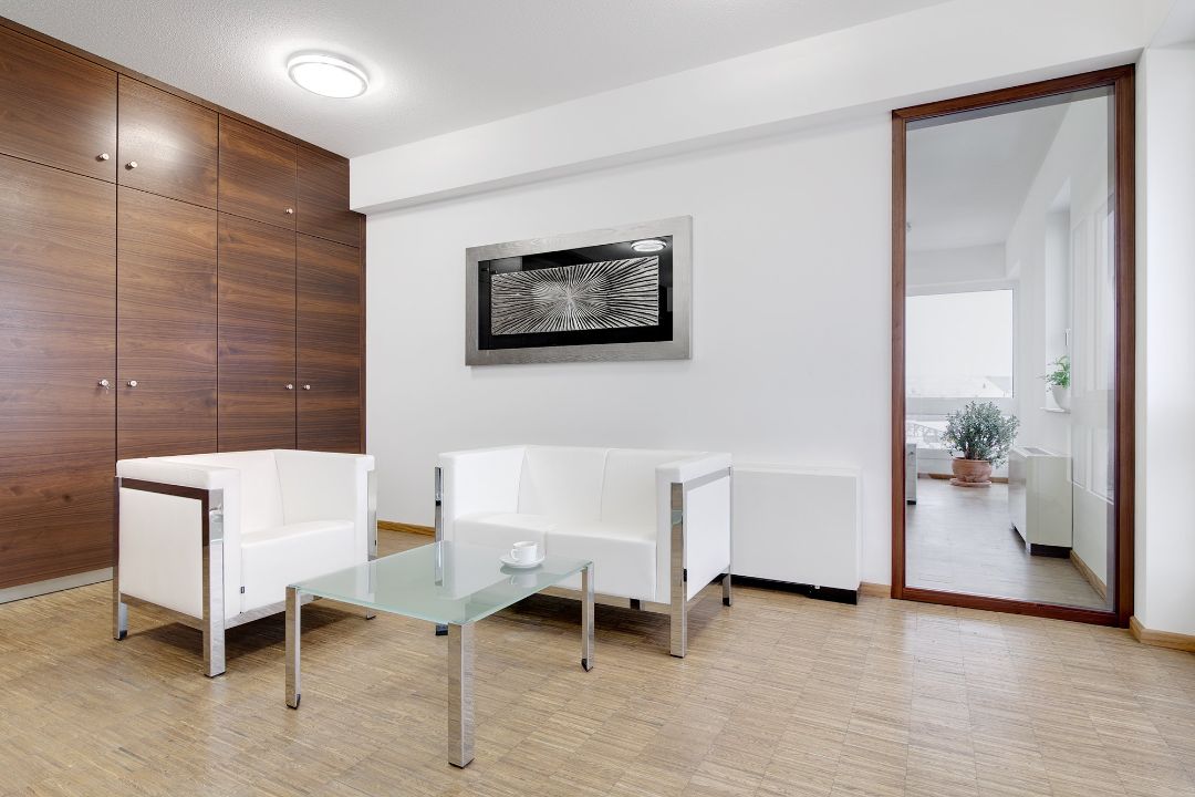 Innenarchitektur Sanitätshaus Jüttner Mühlhausen, Architekt Michael Flagmeyer