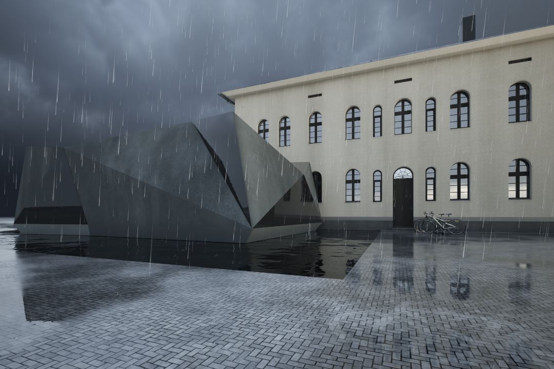Umbau und Erweiterung Villa Seige für den Fahrradspezialisten BikeMike in Pößneck, Thüringen. Architekt Michael Flagmeyer