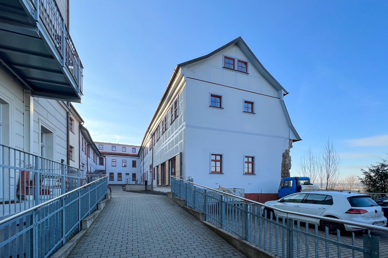 Umbau, Sanierung und Modernisierung Mehrfamilienhaus Büro Stadtmauer Denkmalschutz Nordhausen, Architekt Michael Flagmeyer