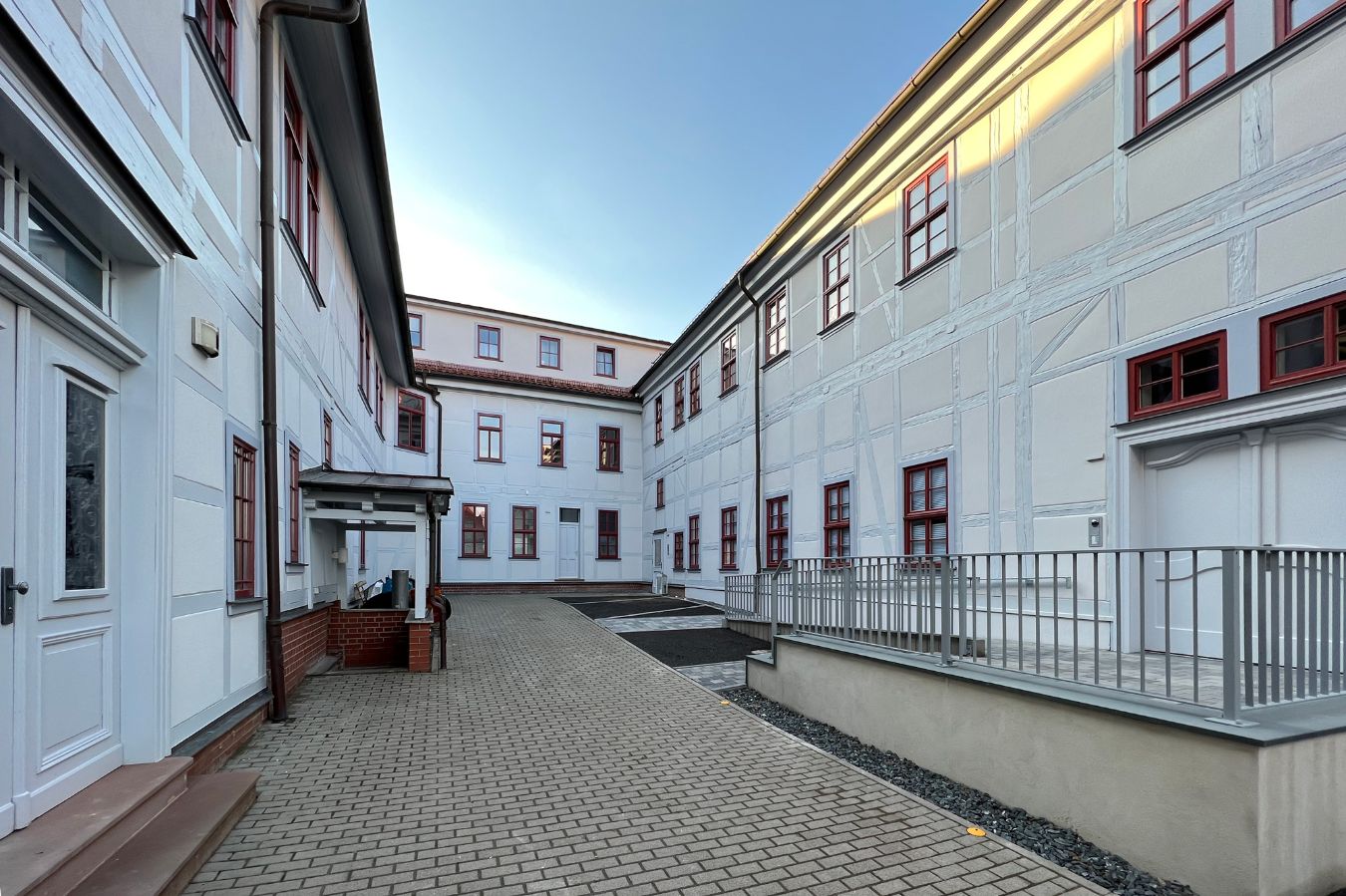 Umbau, Sanierung und Modernisierung Mehrfamilienhaus Büro Stadtmauer Denkmalschutz Nordhausen, Architekt Michael Flagmeyer