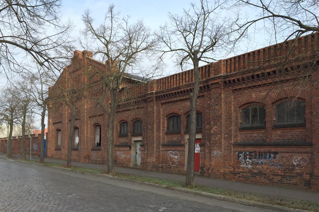 Architekt Michael Flagmeyer Revitalisierung altes Gaswerk Nordhausen, Sicht Geseniusstraße